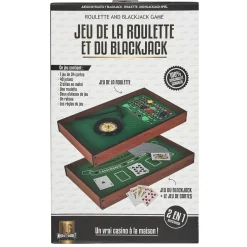 JEU CASINO 2 EN 1 BLACK JACK ET ROULETTE