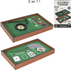 JEU CASINO 2 EN 1 BLACK JACK ET ROULETTE