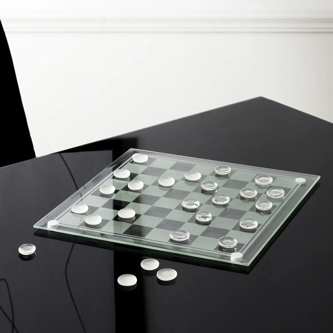 JEU DAMES VERRE