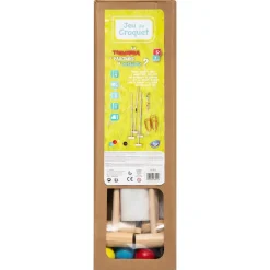 JEU DE CROQUET EN BOIS