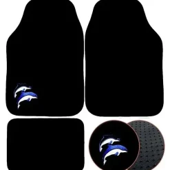 JEU DE 4 TAPIS MOQUETTE UNIVERSEL AVEC TALONNETTE PREMIUM