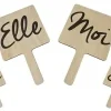 JEU ELLE MOI LUI MOI 2 PANCARTES EN BOIS