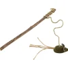 JOUET CANNE A PECHE MATATABI AVEC SOURIS HERBE A CHAT H25CM