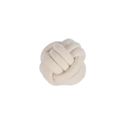JOUET CORDE BALLE D.6CM NATUREL ECRU