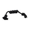 JOUET CORDE MULTI NOEUDS COSY GOLDEN NOIR D.1.5X42CM