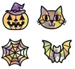 KIT ATTRAPE SOLEIL PAPIER HALLOWEEN