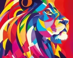 KIT DIAMOND PAINTING TETE DE LION 40X50CM