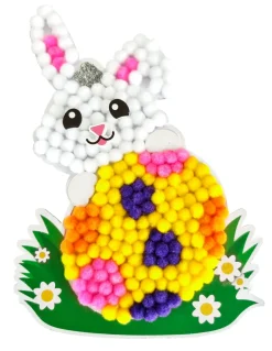 KIT LAPIN POMPONS 13.7X18CM