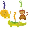 KIT PORTE CLES SAVANE FORMES MOUSSE X32PCS