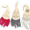 KIT SUSPENSIONS GNOMES EN BOIS ET LAINE X 3 PIECES
