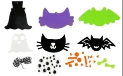 KIT SUSPENSIONS HALLOWEEN MOUSSE ET FEUTRINE X20 PIECES