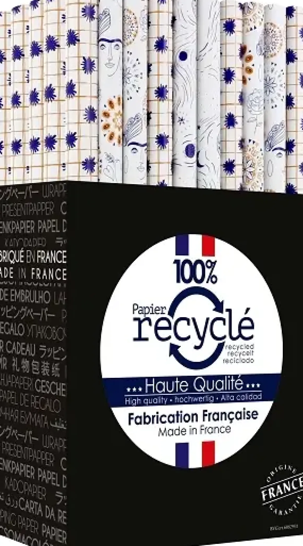 KRAFT COUCHE BLANC RECYCLE 0.70X2M