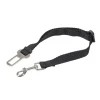 LAISSE DE SECURITE VOITURE REGLABLE NYLON 30 A 50CM NOIR