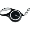 LAISSE RETRACTABLE MAX 50KG 8M TAILLE L BLANC NOIR