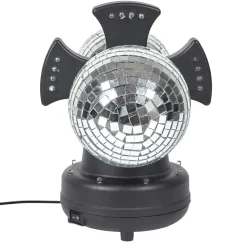 LAMPE BOULE DISCO DOUBLE USB