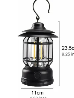 LAMPE CAMPING 11.5X17.8CM RECHARGEABLE USB
