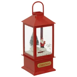 LANTERNE ROUGE 4LEDS H.20CM