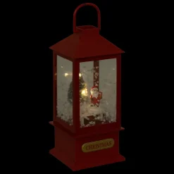 LANTERNE ROUGE 4LEDS H.20CM