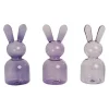 LAPIN EN VERRE D.8X8X17CM