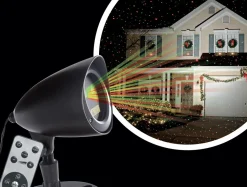 LASER EXTERIEUR MOUVEMENT ROUGE VERT AVEC TELECOMMANDE