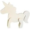 LICORNE BOIS 11.5X12.5X2CM