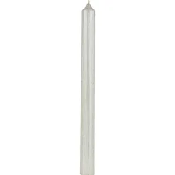 LOT 4 BOUGIES BATONS PAILLETEES OU TWIST 48G BLANC