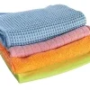 LOT DE 4 CHIFFONS MICROFIBRES AVEC DIFFERENTES MATIERES
