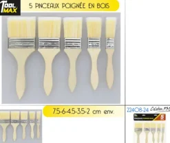 LOT 5 PINCEAUX POIGNEE BOIS
