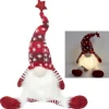 LUTIN ROUGE ASSIS LED H.76CM