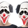 MASQUE CLOWN FOU AVEC CHEVEUX 25X17 CM