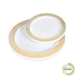 MENAGERE 24 ASSIETTES NOEL REUTILISABLE OR