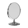 MIROIR CHROME SUR PIED D.17CM
