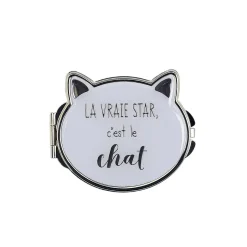 MIROIR DE POCHE CHAT