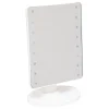 MIROIR SUR PIED LED RECTANGLE BLANC 16X28CM