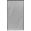 MOUSTIQUAIRE ALUMINIUM 125X230CM BLANC TOILE GRISE