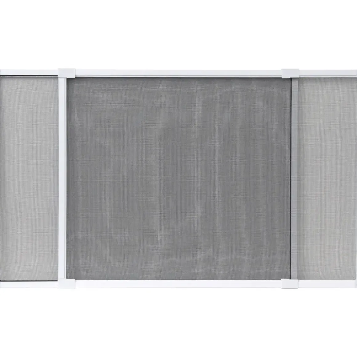 MOUSTIQUAIRE CADRE EXTENSIBLE 50X40CM BLANC TOILE GRISE
