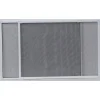 MOUSTIQUAIRE CADRE EXTENSIBLE 70X50CM BLANC TOILE GRISE