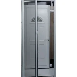 MOUSTIQUAIRE ENROULABLE LATERALE 140X230 CM GRIS