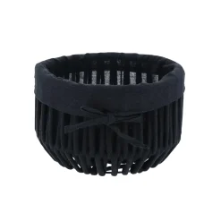 MOYENNE PANIERE FACON CORDE NOIR