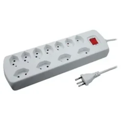 MULTIPRISE POWER EASY 11XT13 1.5M AVEC INTERUPTEUR WS BLANC