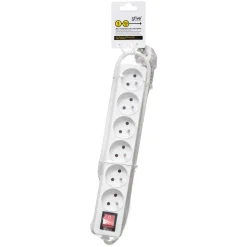 MULTIPRISE 6 PRISES AVEC TERRE
