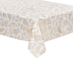 NAPPE ANTI TACHE BLANC OR 140X240CM