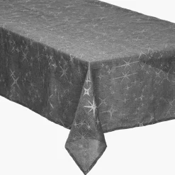 NAPPE CANEVA ETOILE GRIS 140X360CM