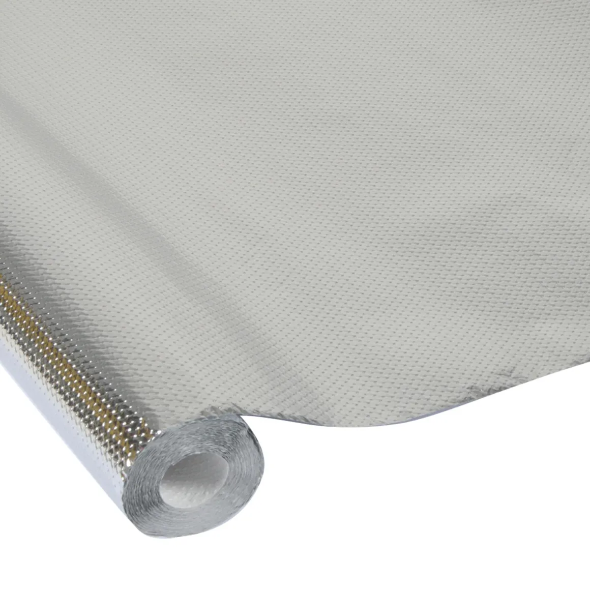 NAPPE CHROMEE UNIE 1.18X5M ARGENT