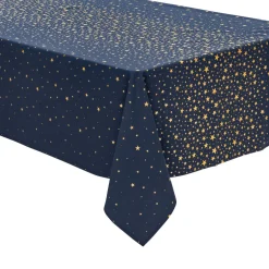 NAPPE COTON ETOILES BLEU 140X240CM