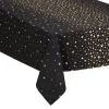 NAPPE COTON ETOILES NOIR 140X240CM