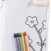 NAPPE PAQUES PAPIER A COLORIER 5 CRAYONS 180X120CM