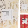 NAPPE TABLE MOTIF DORE POINSETIA