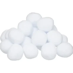 NEIGE BOULE DE NEIGE X 15 PIECES 7.5CM