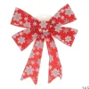 NOEUD 18X34CM ROUGE MOTIF